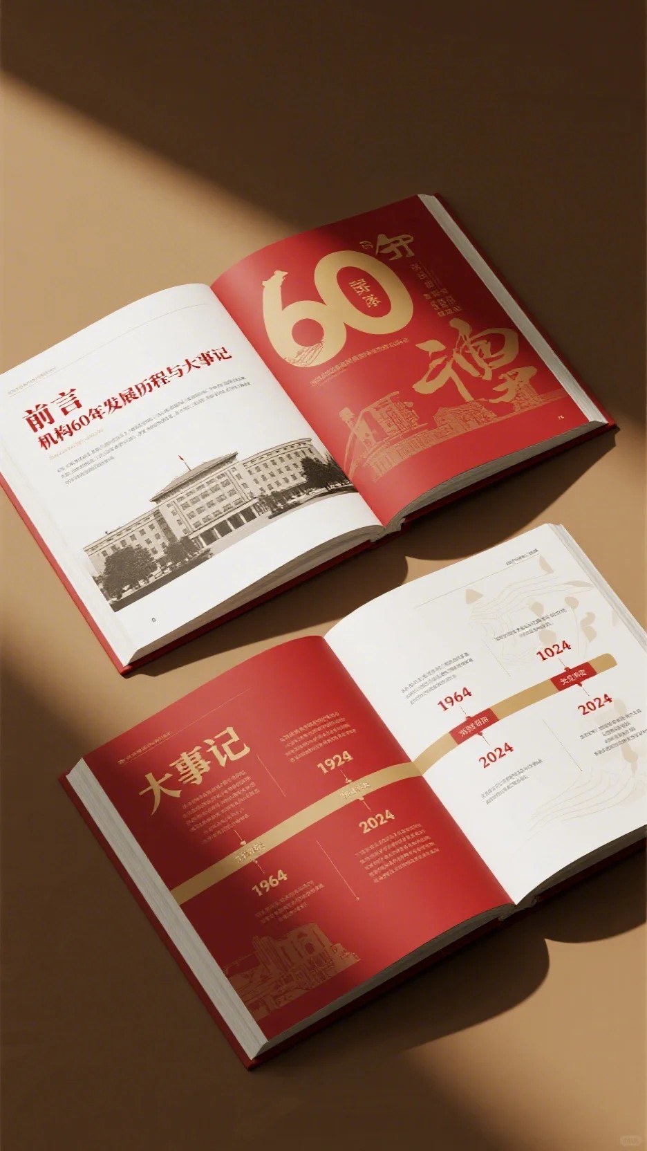 展厅画册内页排版 封面烫金工艺 参考